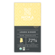 Moka Dark Chocolate w/ Lemon Ginger 72%