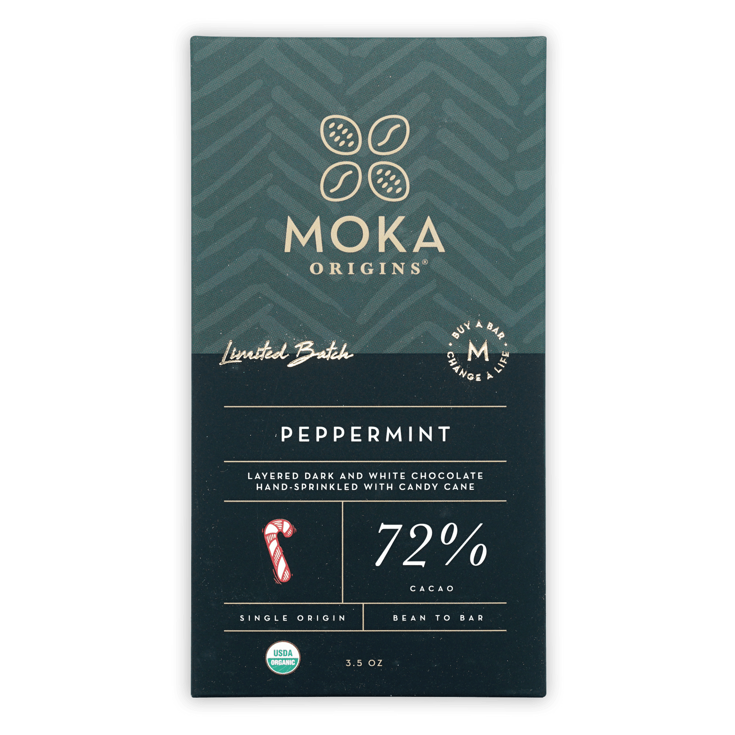 Moka Peppermint Dark Chocolate 72%