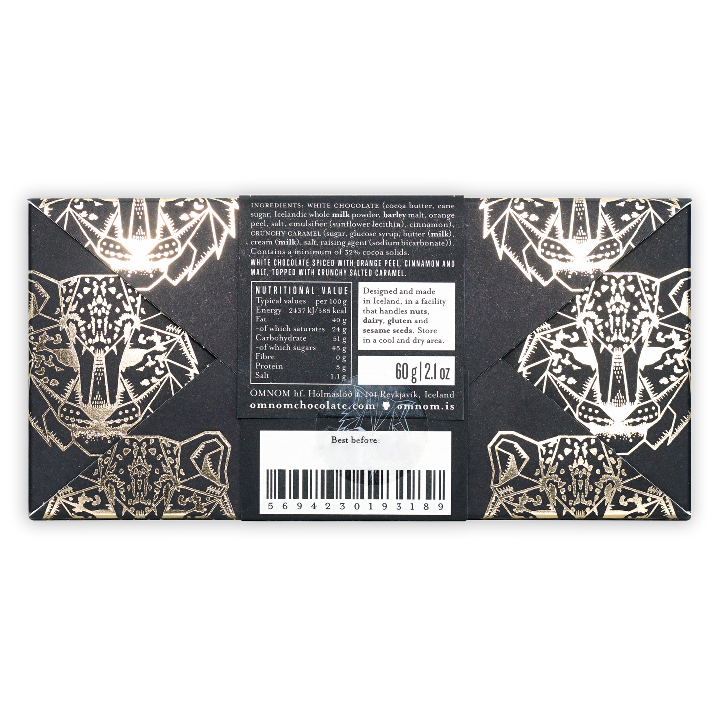 Omnom Spiced White + Caramel (Seasonal)