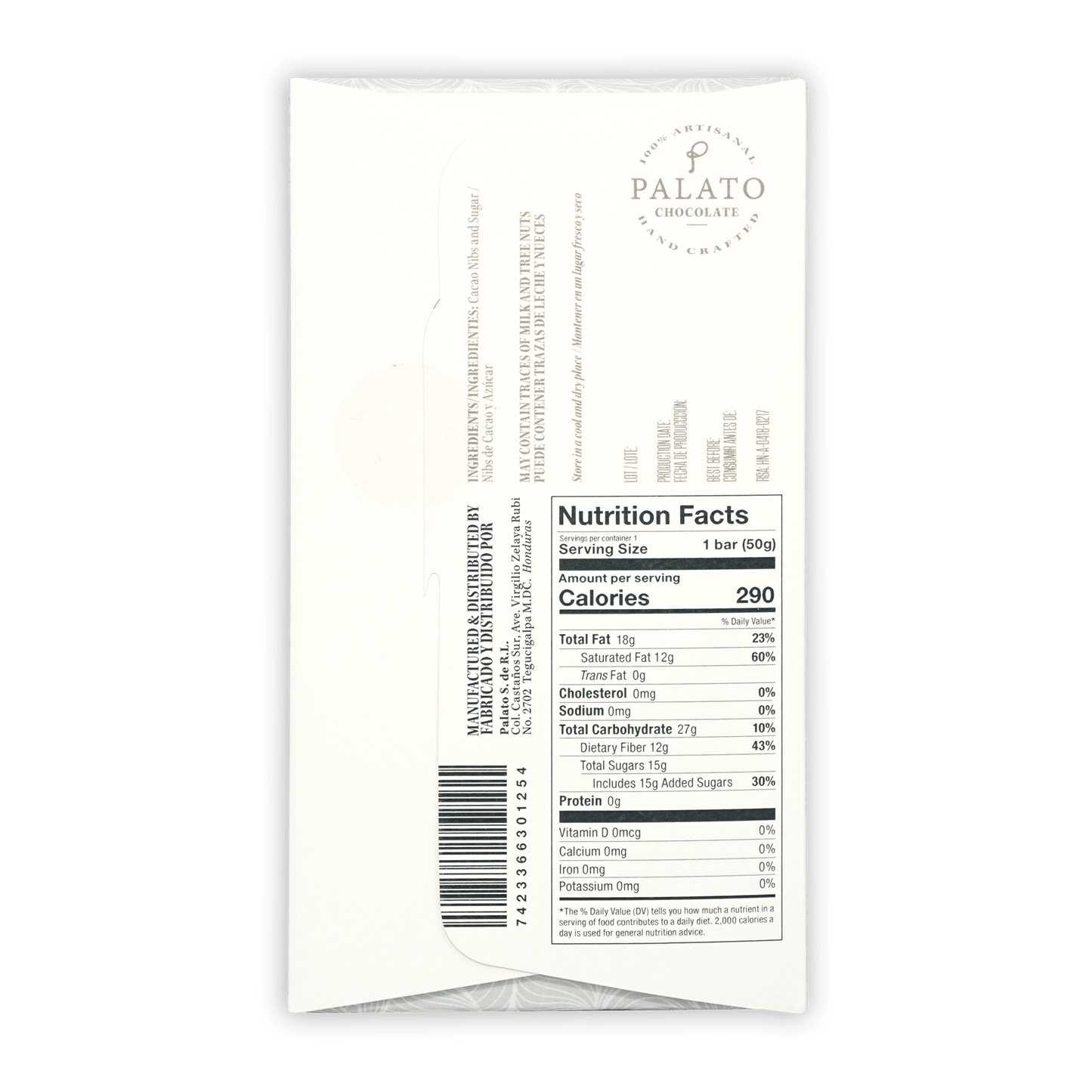 Palato Guatemala Dark Chocolate 70%