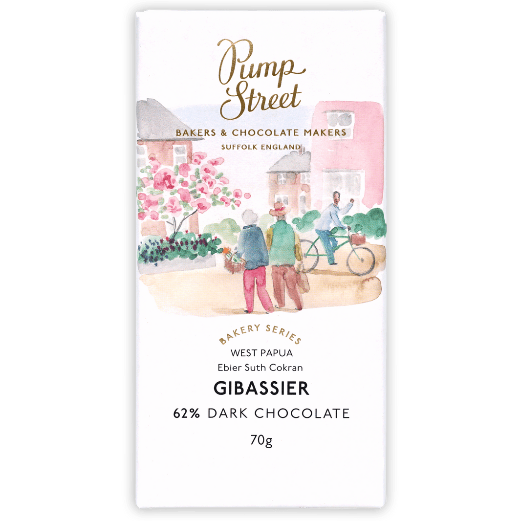 Pump Street Dark Chocolate w/ Gibassier (French Pastry) 62% (Seasonal)