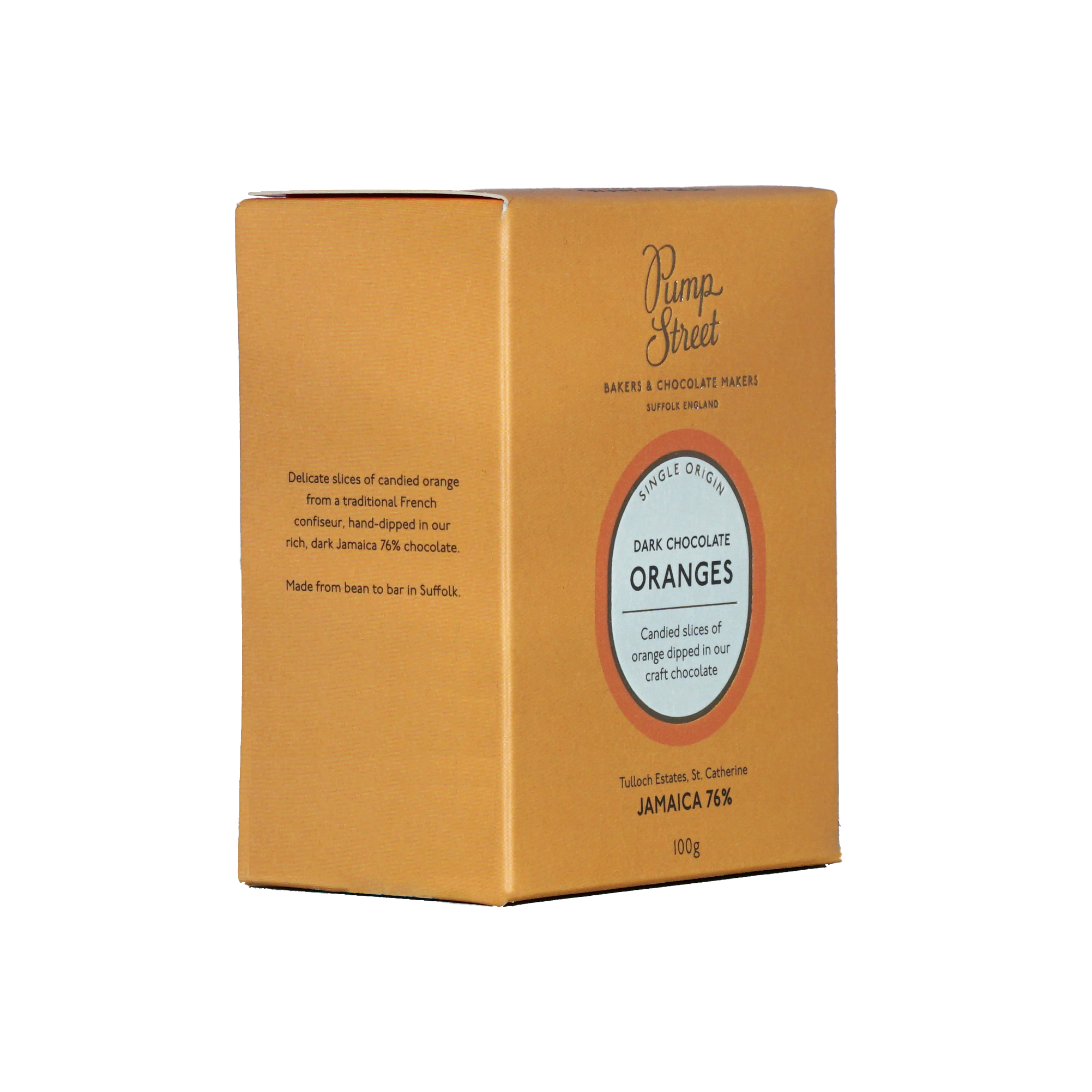 Pump Street Dark Chocolate Dipped Orange Slices 76% – Bar & Cocoa