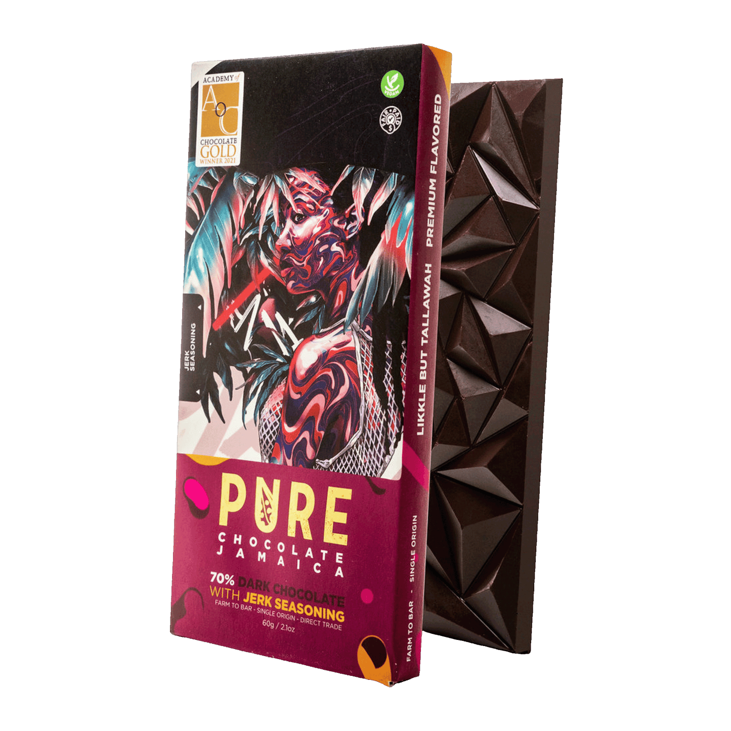 Pure Chocolate Dark w/ Jerk Seasoning 70%