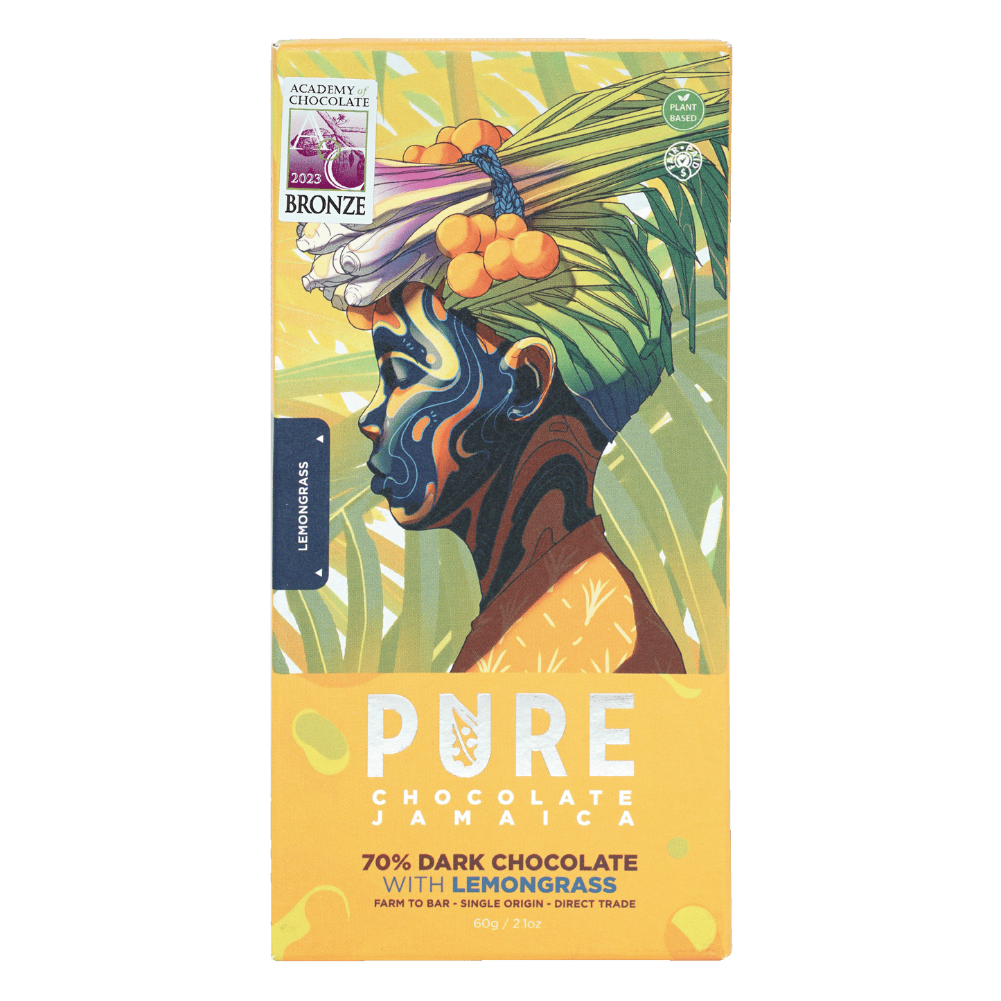 Pure Chocolate Dark w/ Lemongrass 70%