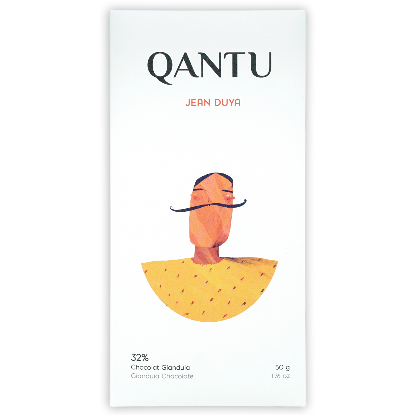 Qantu Chocolate Jean Duya w/ Piedmont Hazelnuts 32%
