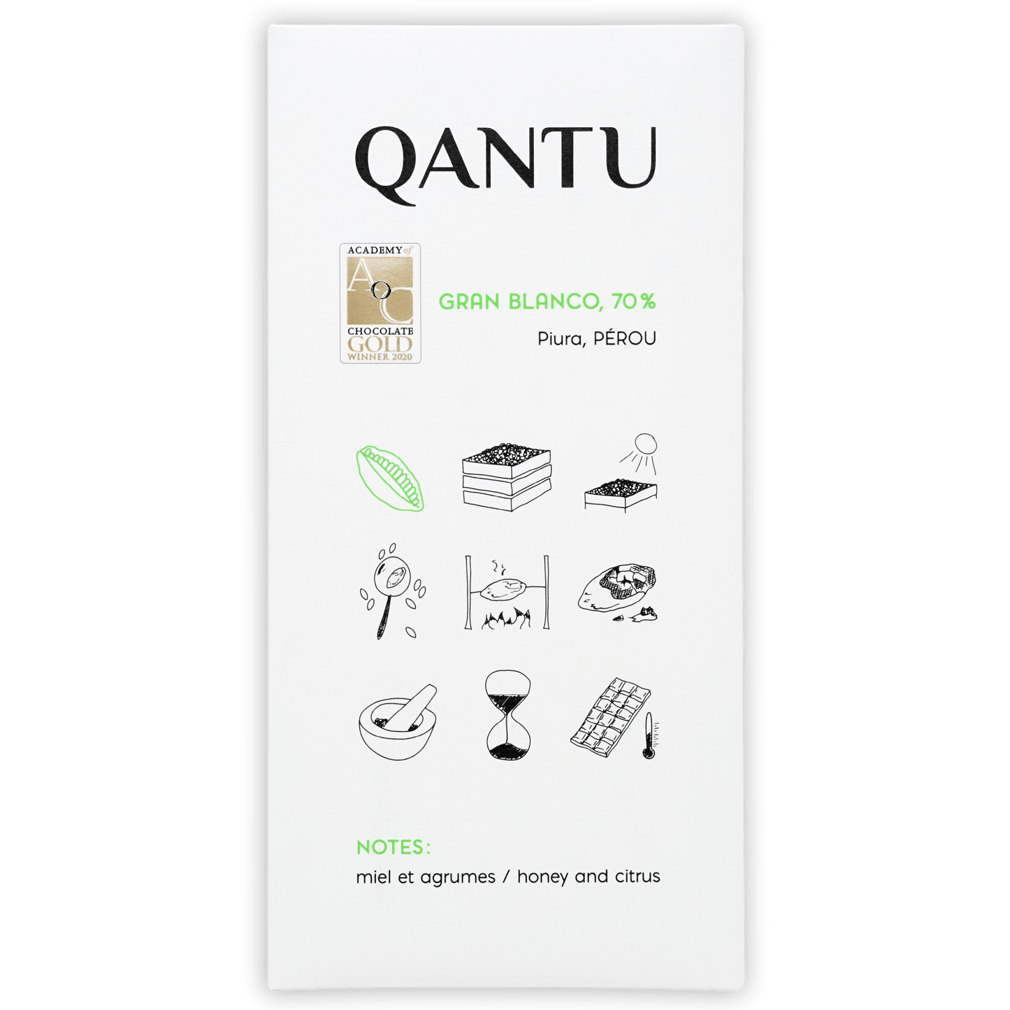 Qantu Chocolate Gran Blanco 70%