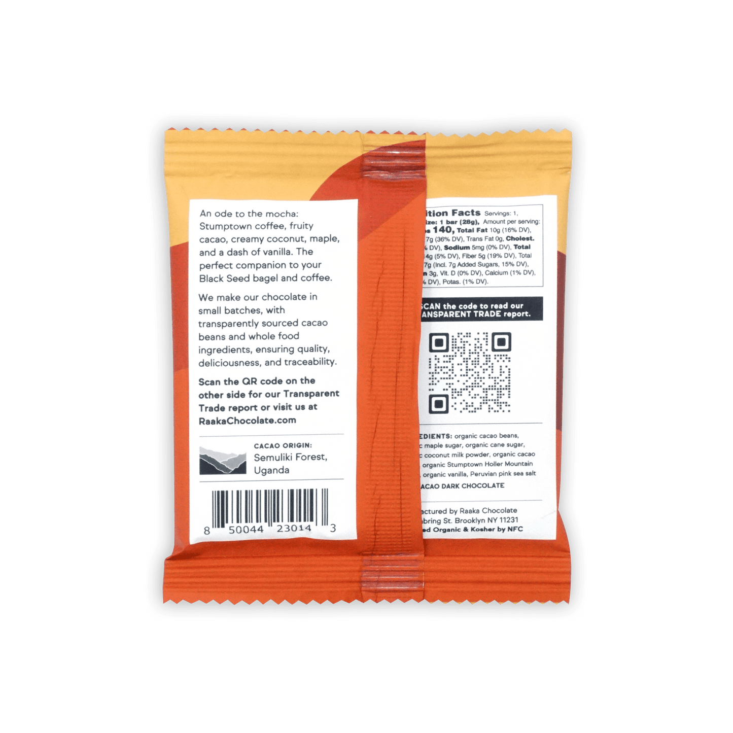Raaka Maple Mocha Waffle Cone 55%