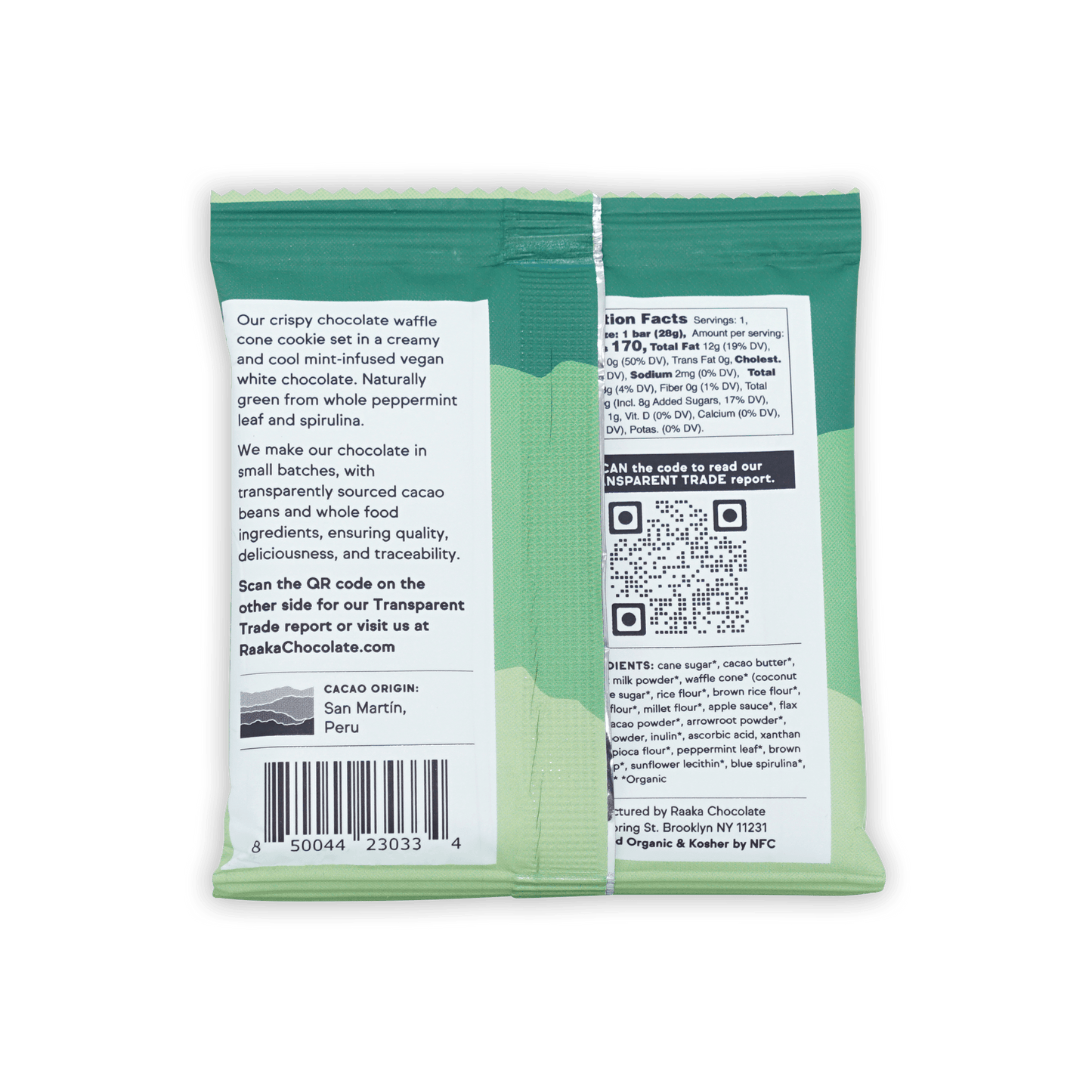 Raaka White Peppermint Waffle Cone (Limited Batch)