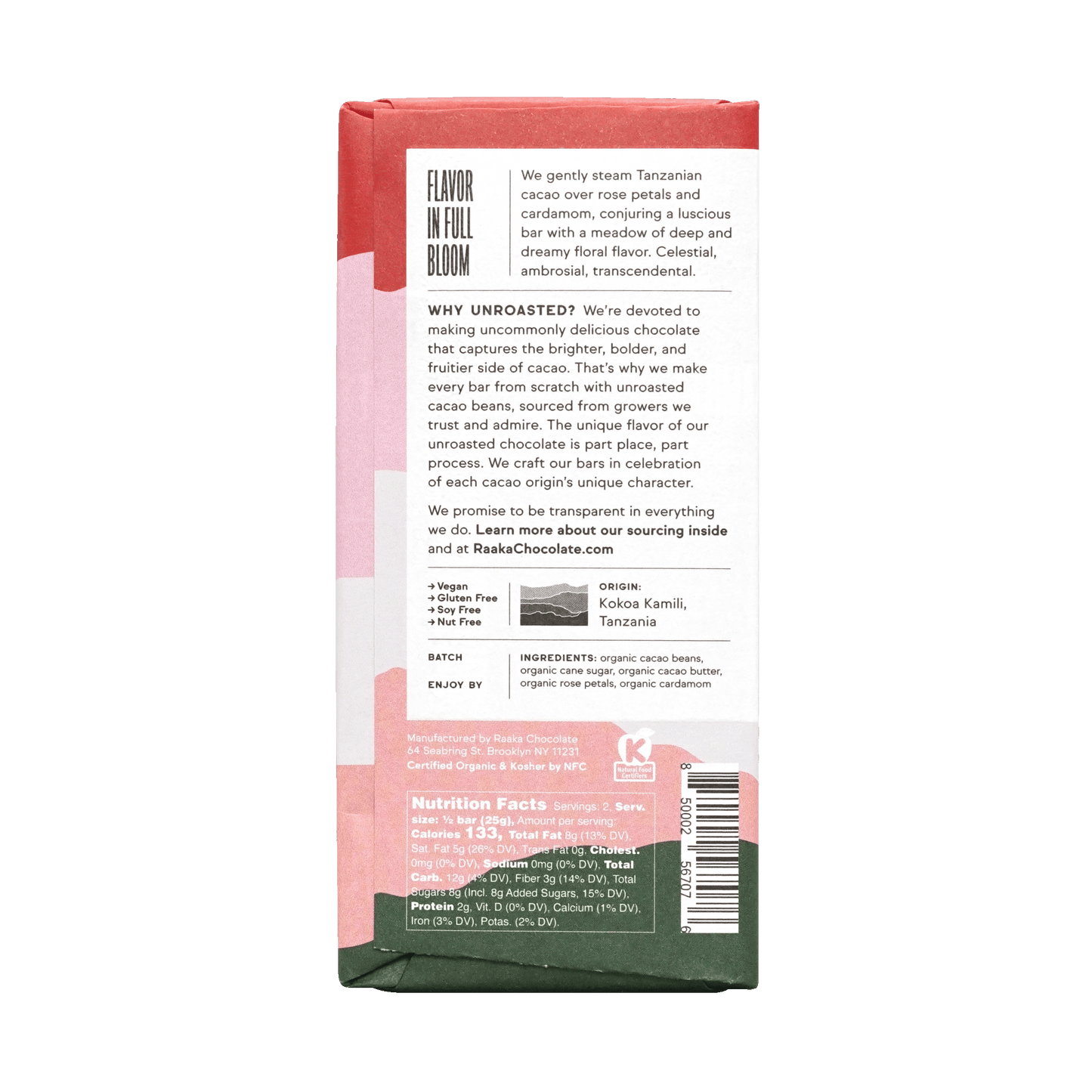 Raaka Rose Cardamom 70%