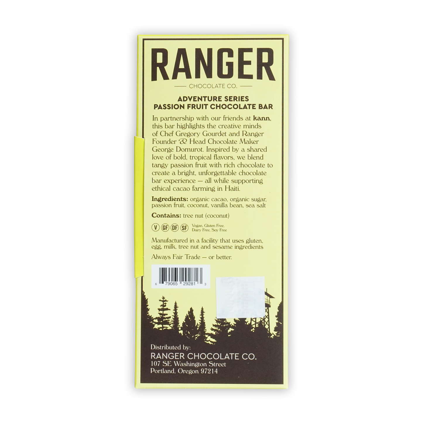 Ranger Passion Fruit Chocolate Bar by Ranger Chocolate Co