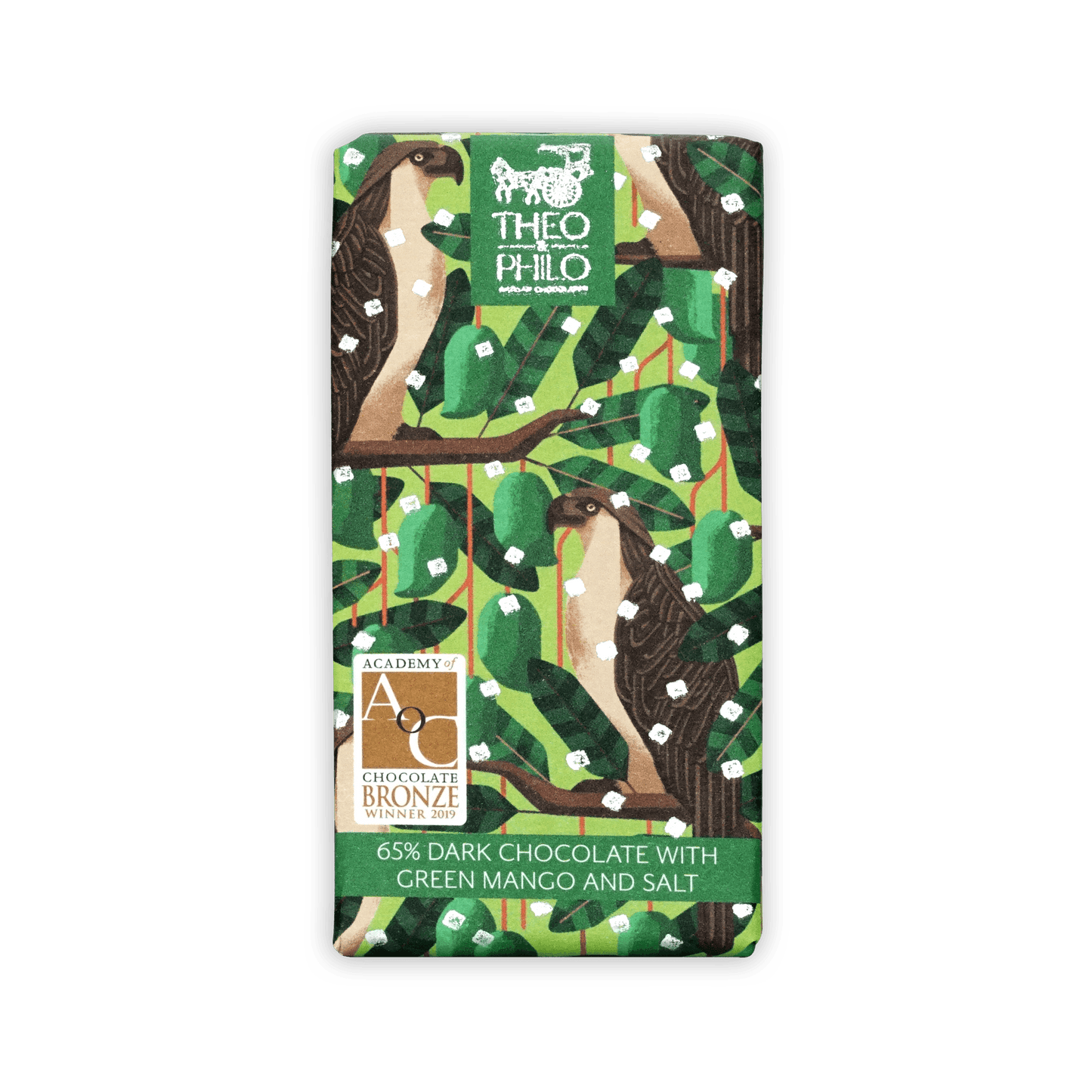 Theo & Philo Dark Chocolate w/ Green Mango & Salt 65%