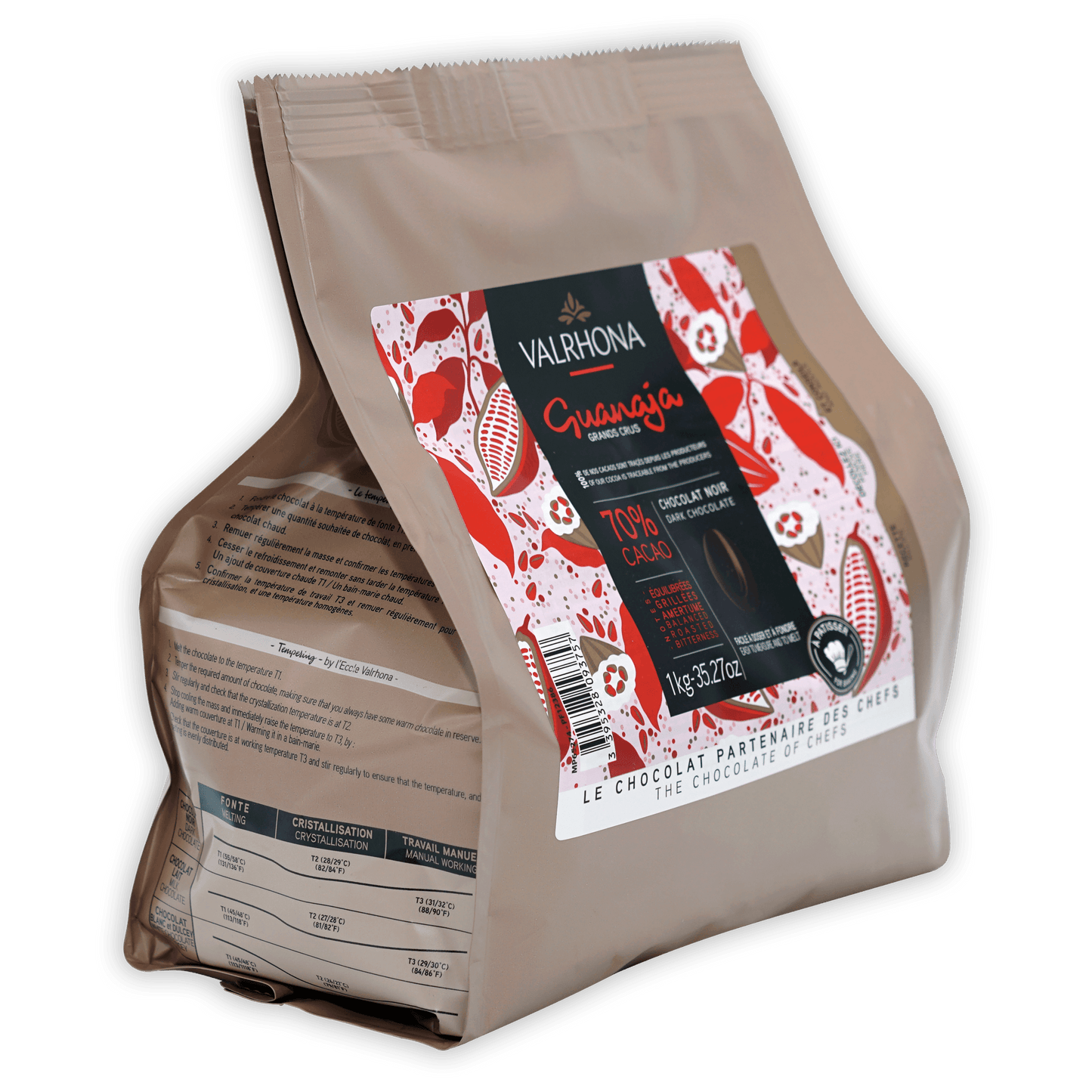 Valrhona Bulk Baking Feves Guanaja Dark Chocolate 70% (1 kg)