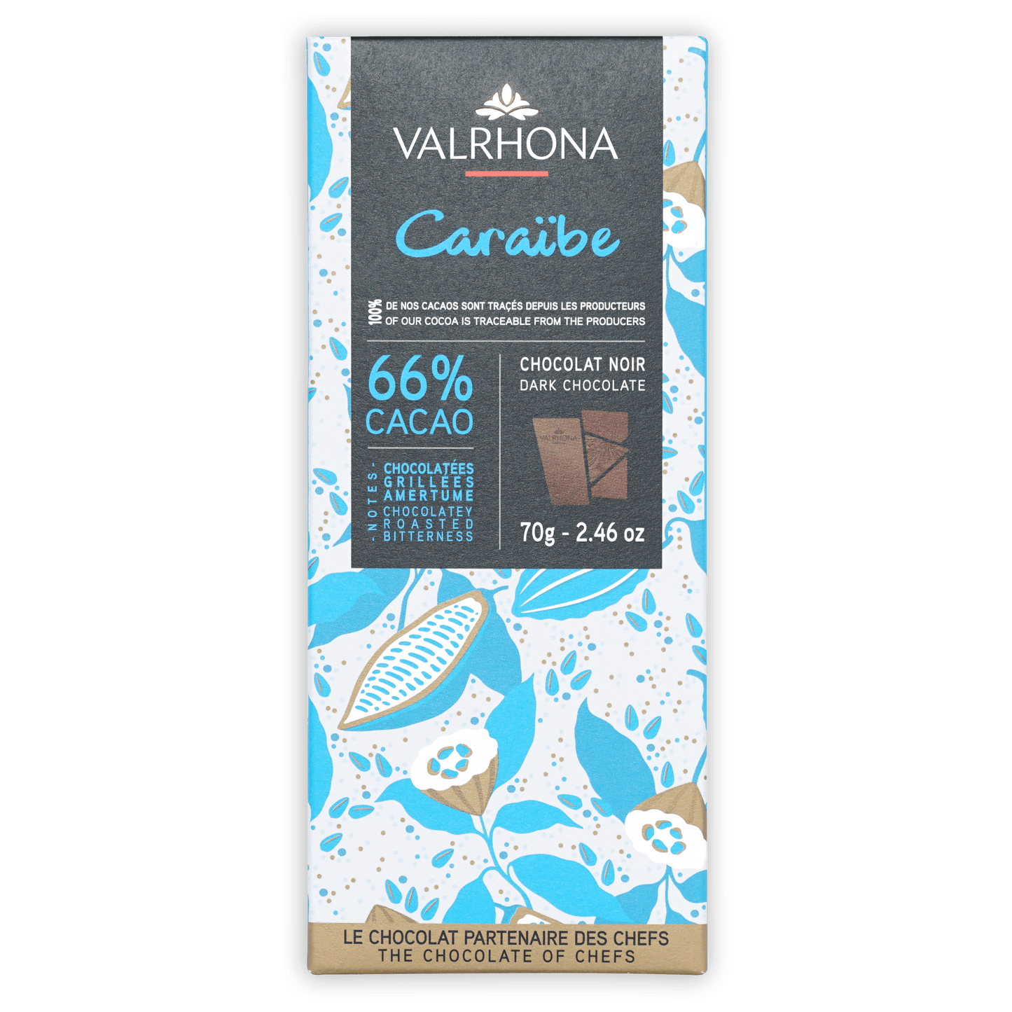 Valrhona Caraibe Dark Chocolate 66%