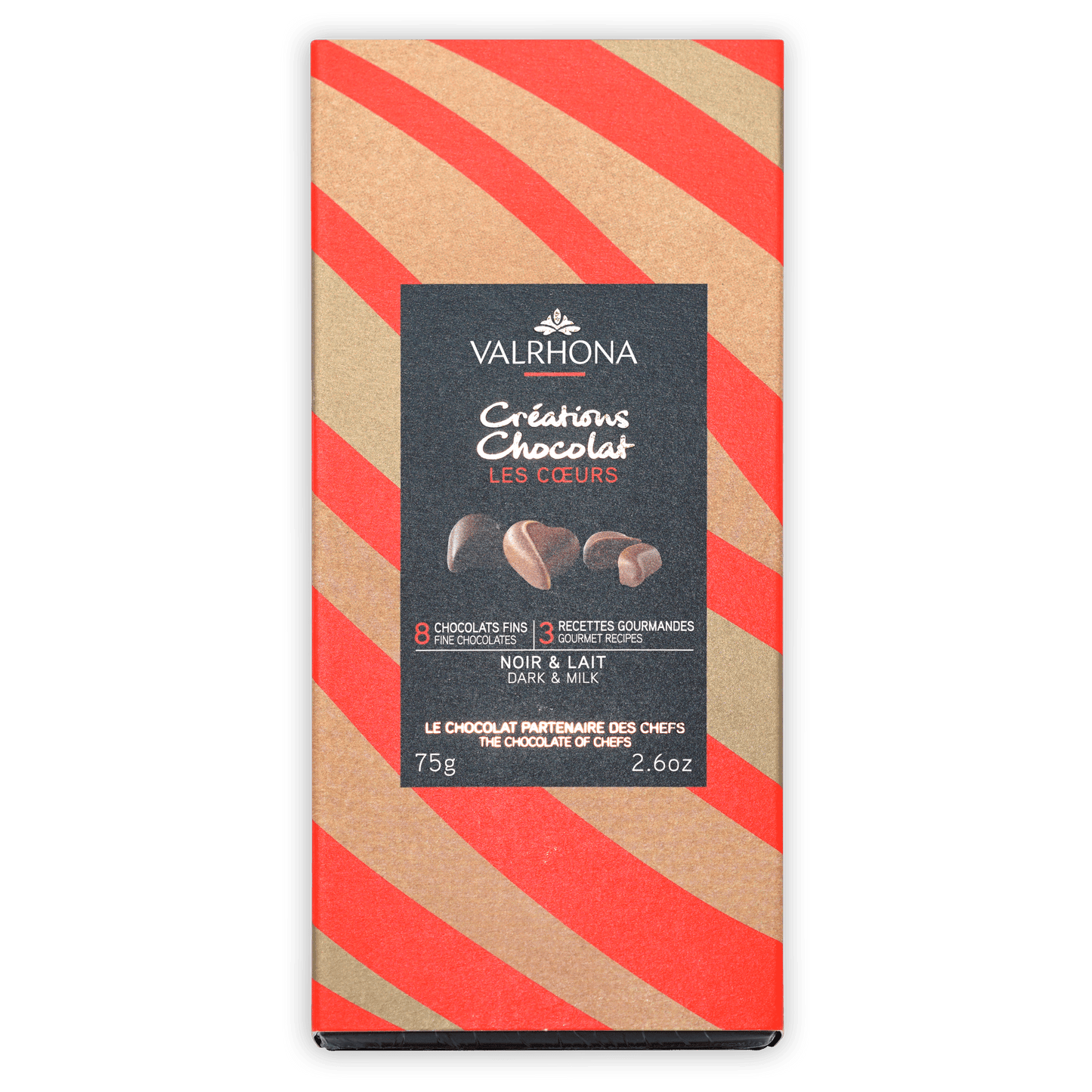 Valrhona Hearts Bonbons Chocolate Gift Box (8 pcs)
