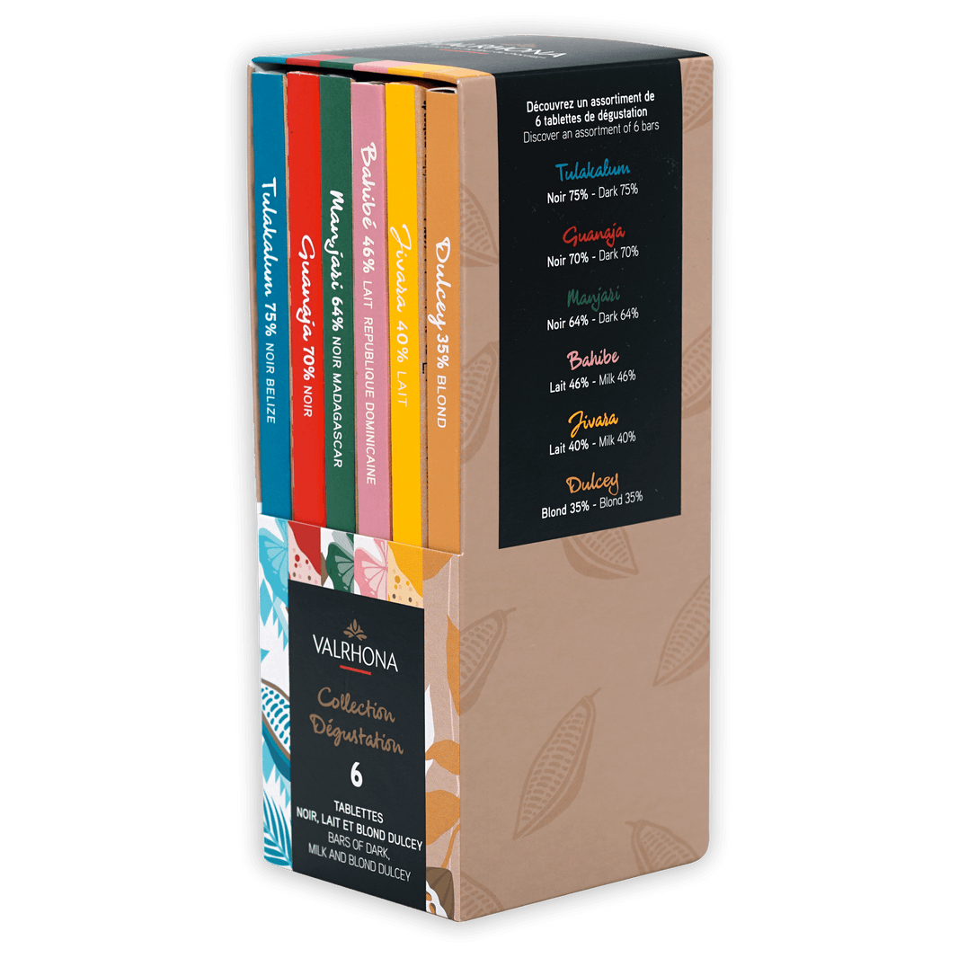 Valrhona Tasting Bars Chocolate Gift Box (6 Bars)