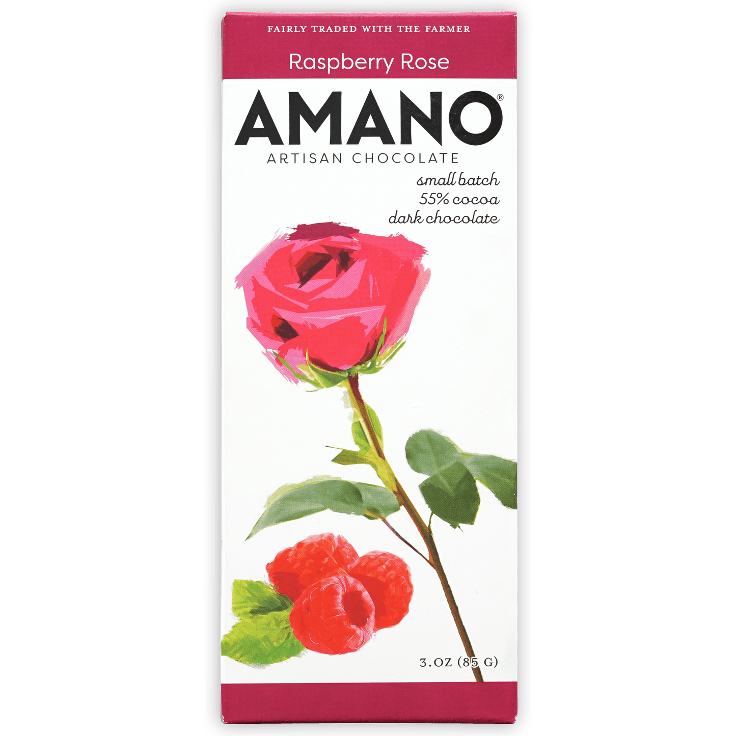 Amano Raspberry Rose Dark 55%