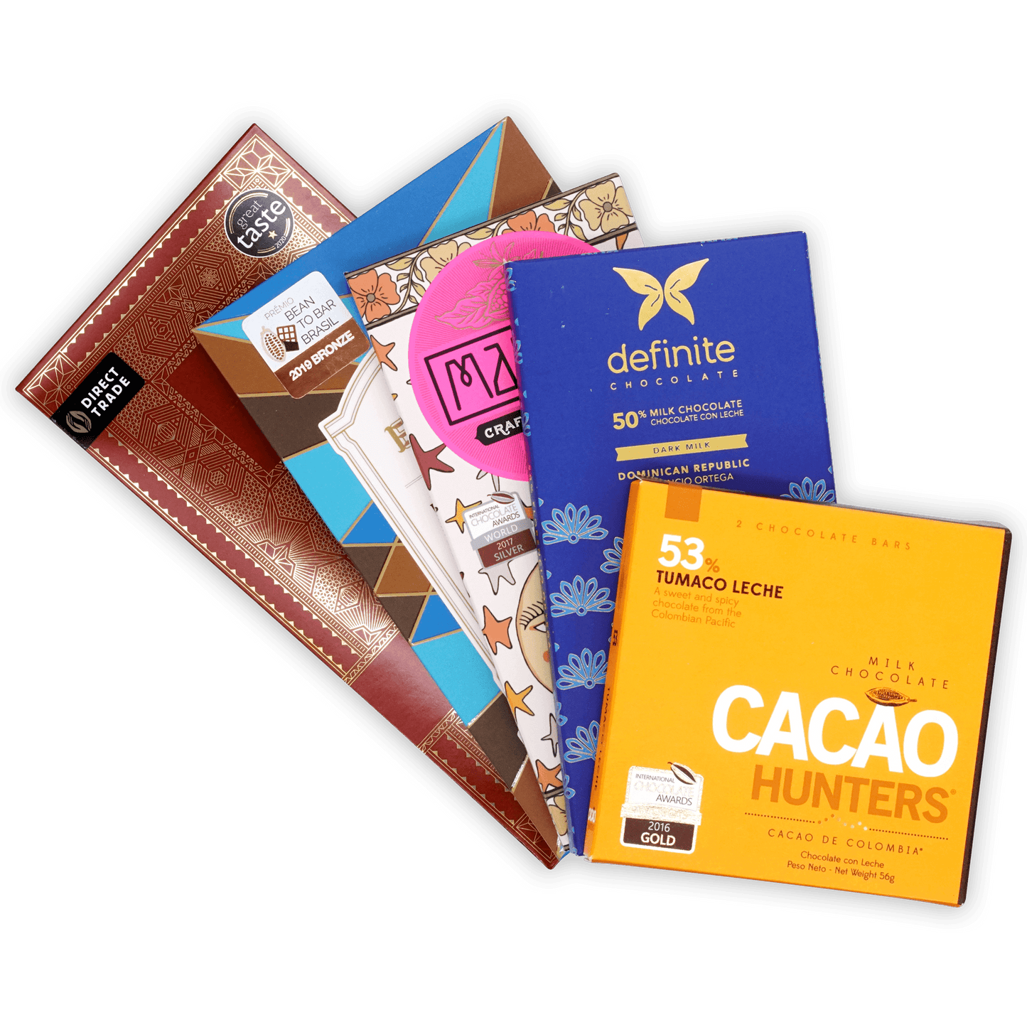 (Made at) Single Origin Chocolate Bundle (5 Bars)