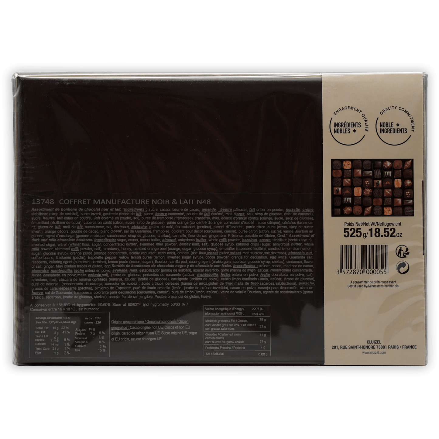 Michel Cluizel 48-Piece Chocolate Gift Box (Mixed)