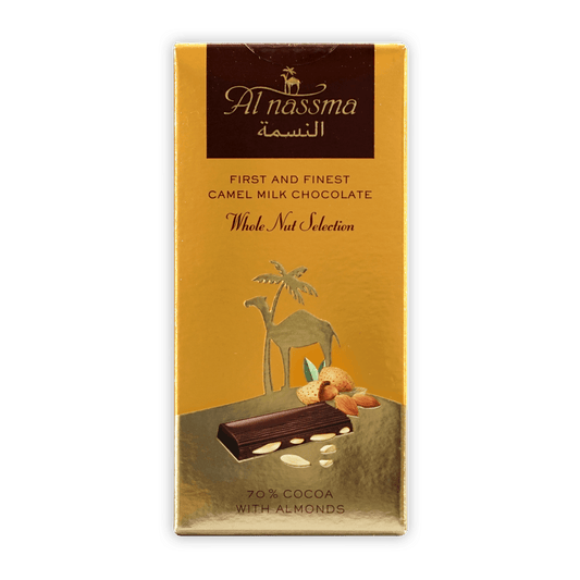 Al Nassma Dark Milk Chocolate w/ Almonds 70%
