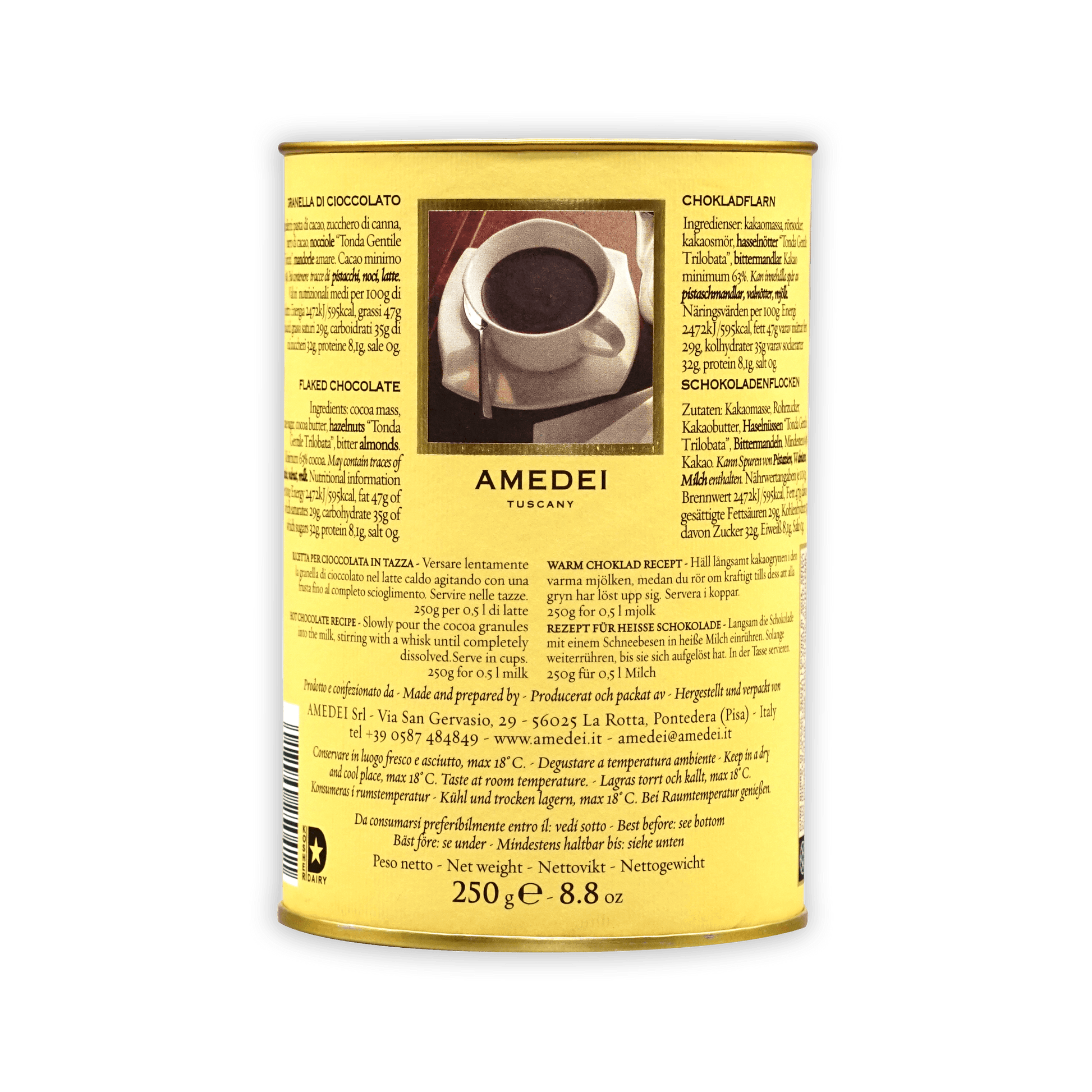 Amedei Hot Chocolate Flakes 62%
