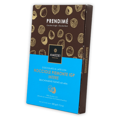 Amedei Prendimé Milk Chocolate w/ Hazelnuts (500g)