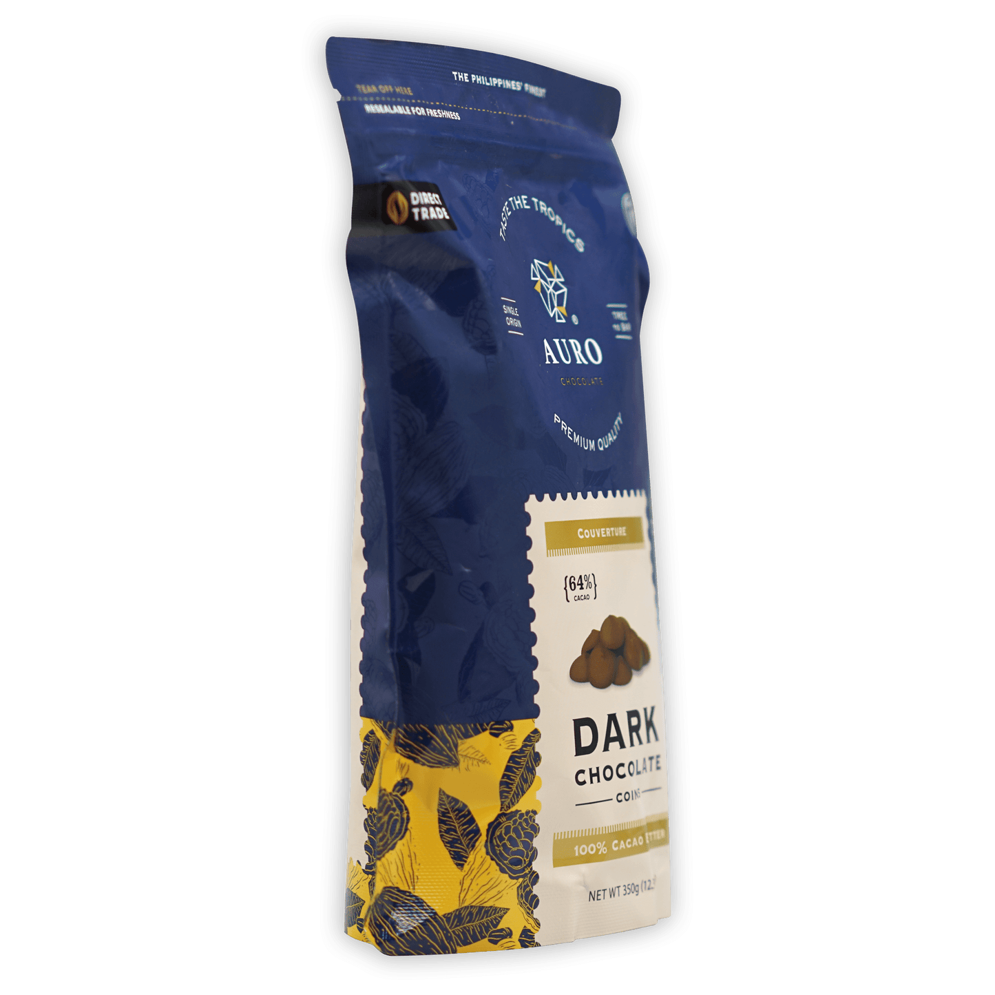 Auro Dark Chocolate Buttons 64%