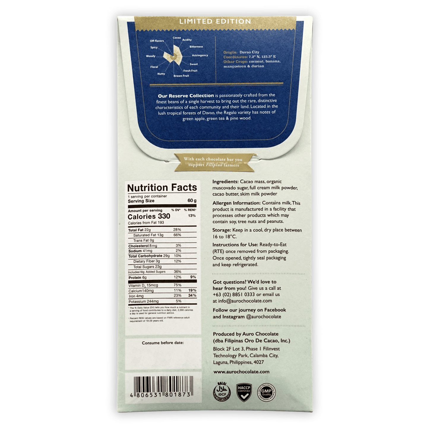 Auro Reserve Regalo Dark Milk 50%