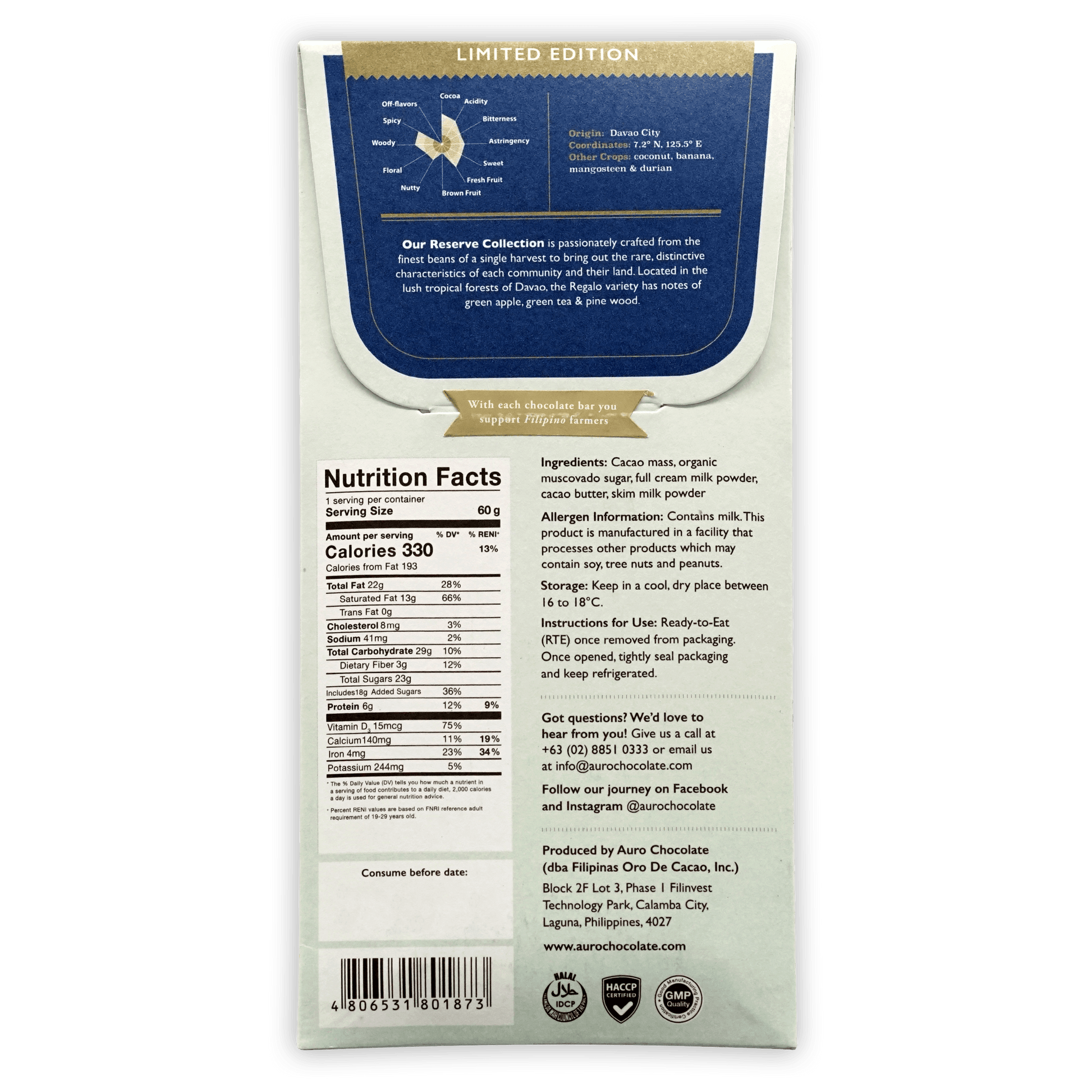 Auro Reserve Regalo Dark Milk 50%