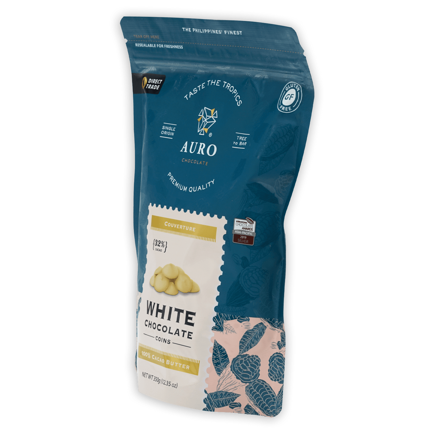 Auro White Chocolate Coins 32%