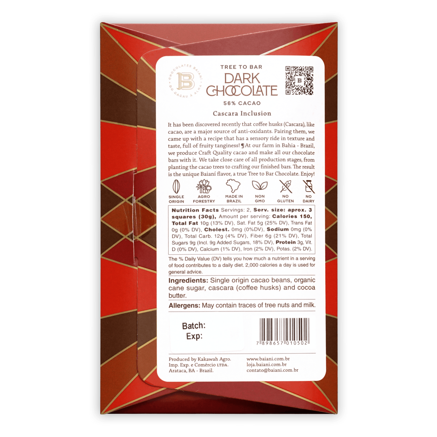 Baiani Dark w/ Cascara 56%