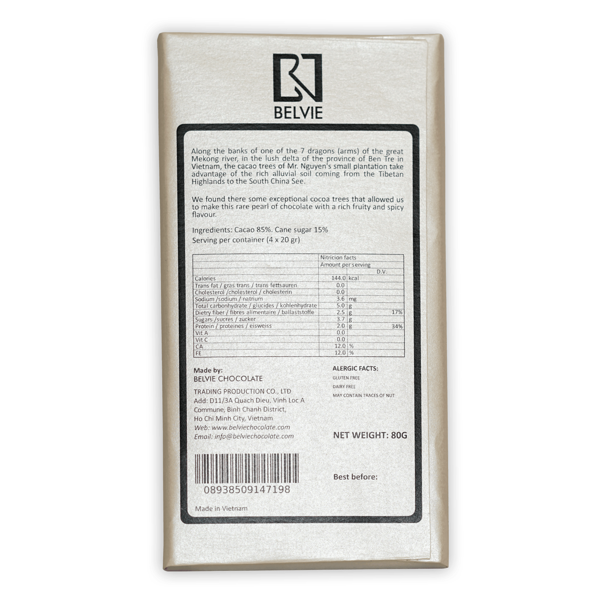 Belvie Black Pearl 85%