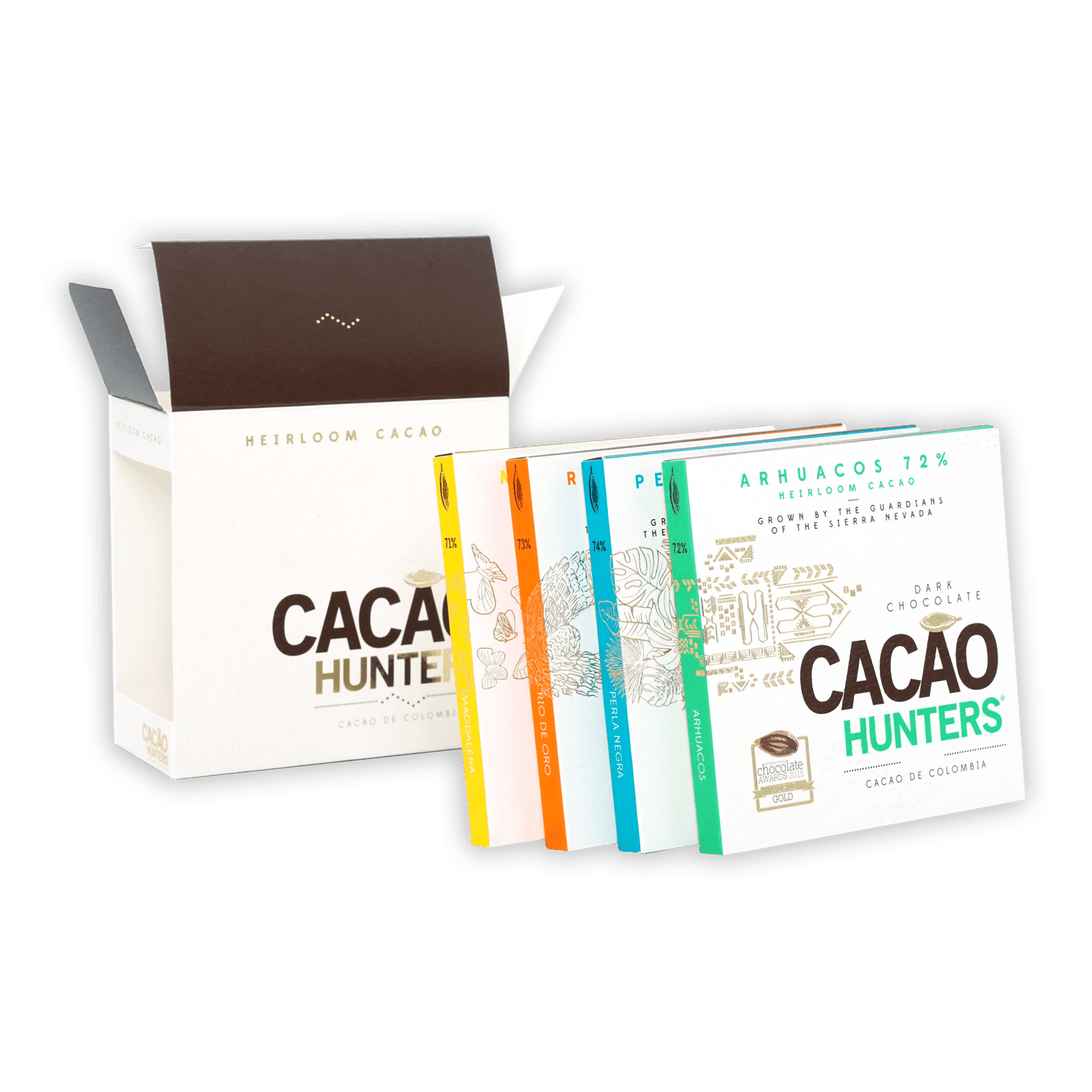 Cacao Hunters Heirloom Collection Dark Chocolate Gift