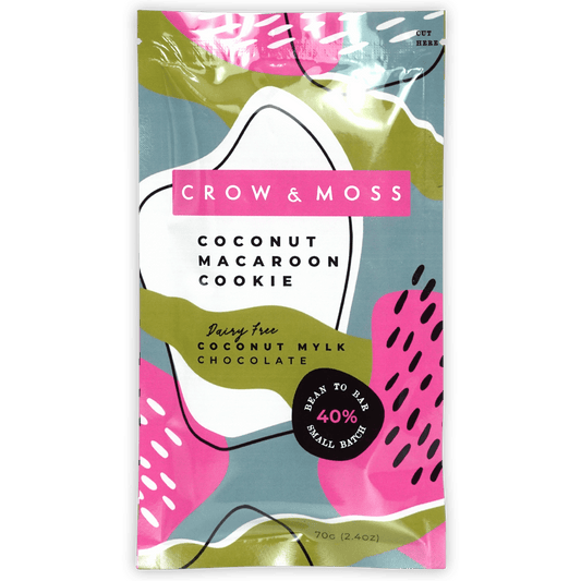 Crow & Moss Coconut Milk Macaroon Cookie Chocolate