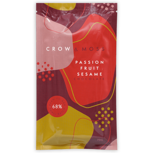 Crow & Moss Dark Passion Fruit Sesame 68%