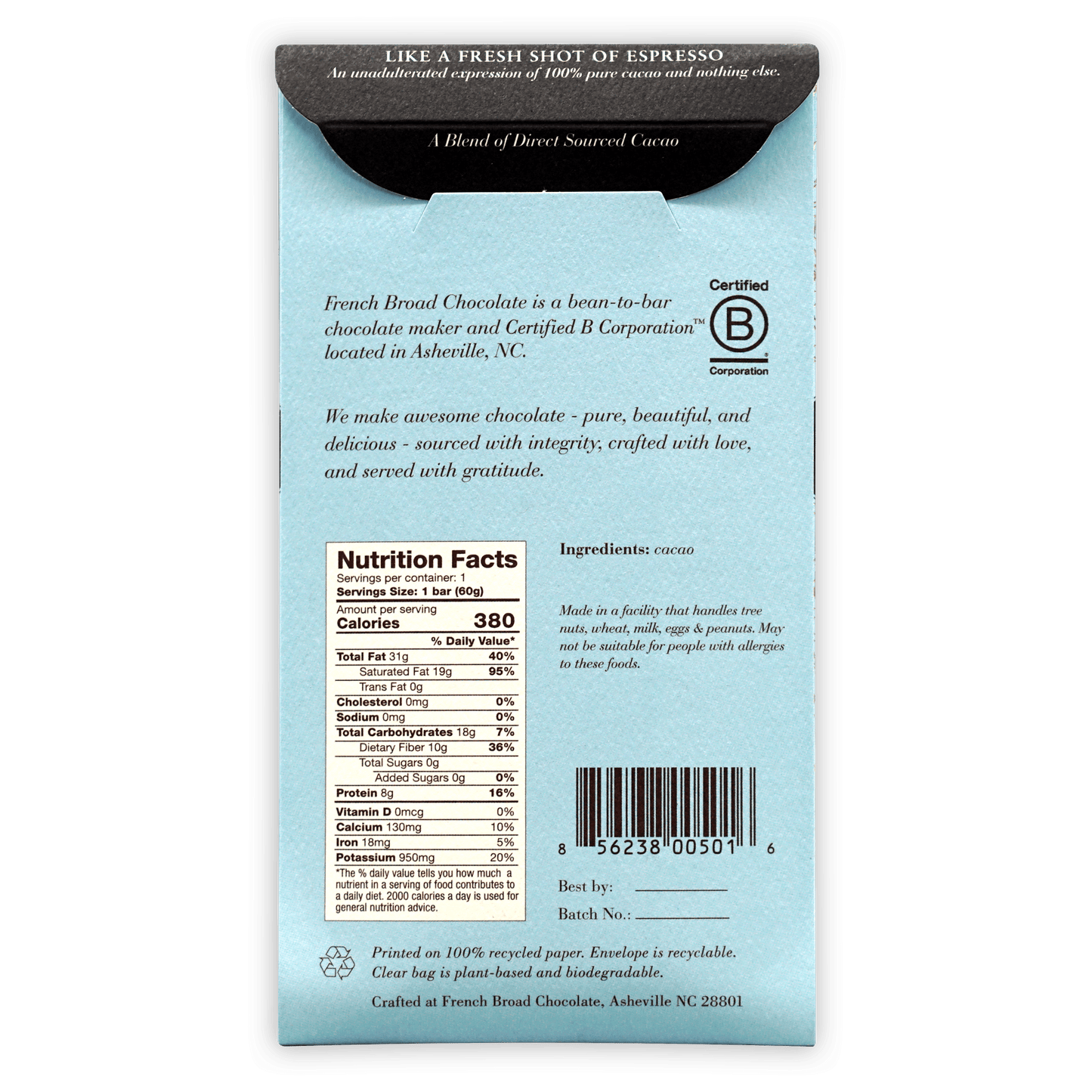 French Broad 100% Cacao