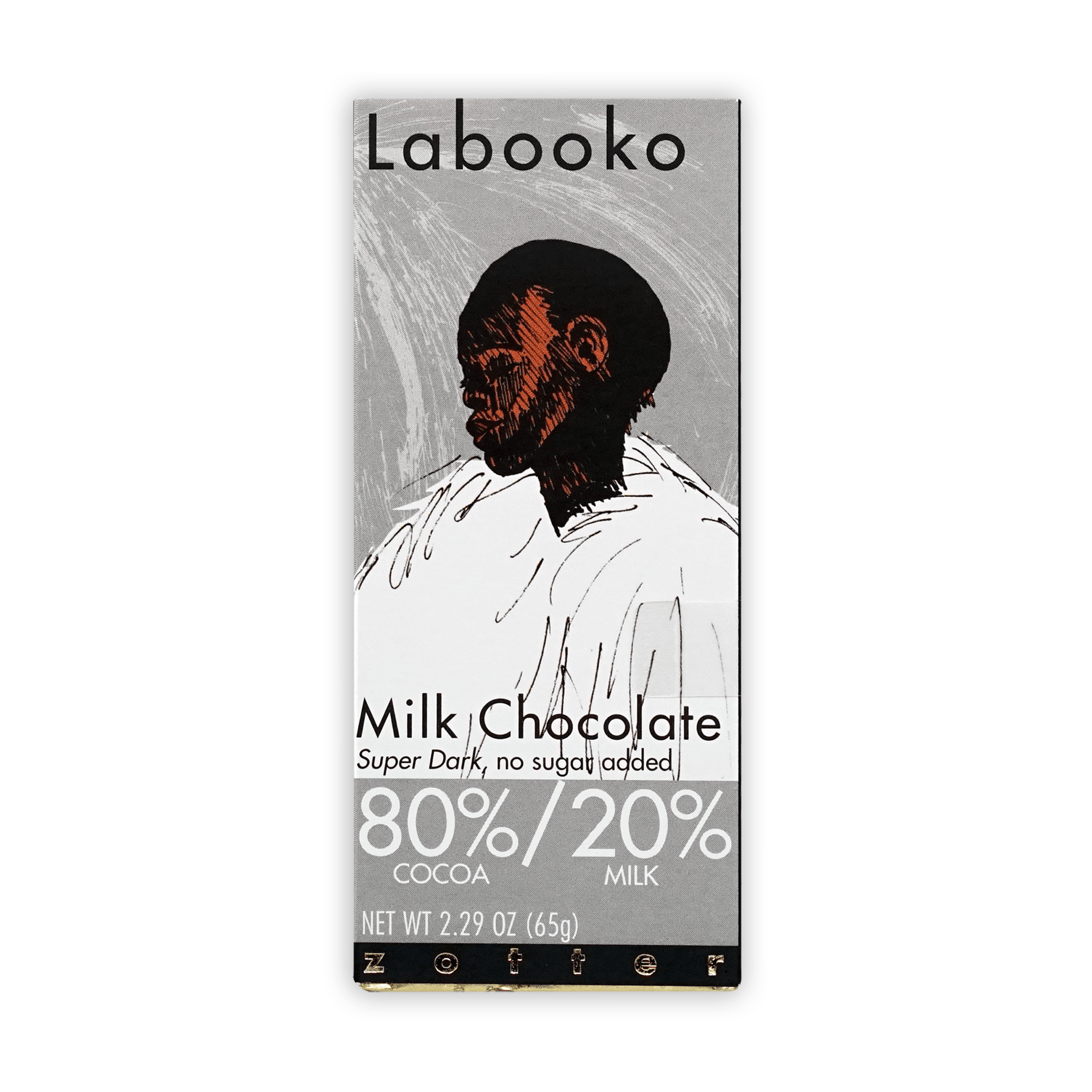 Labooko Milk Chocolate Super Dark 80% (Sugar Free) – Bar & Cocoa