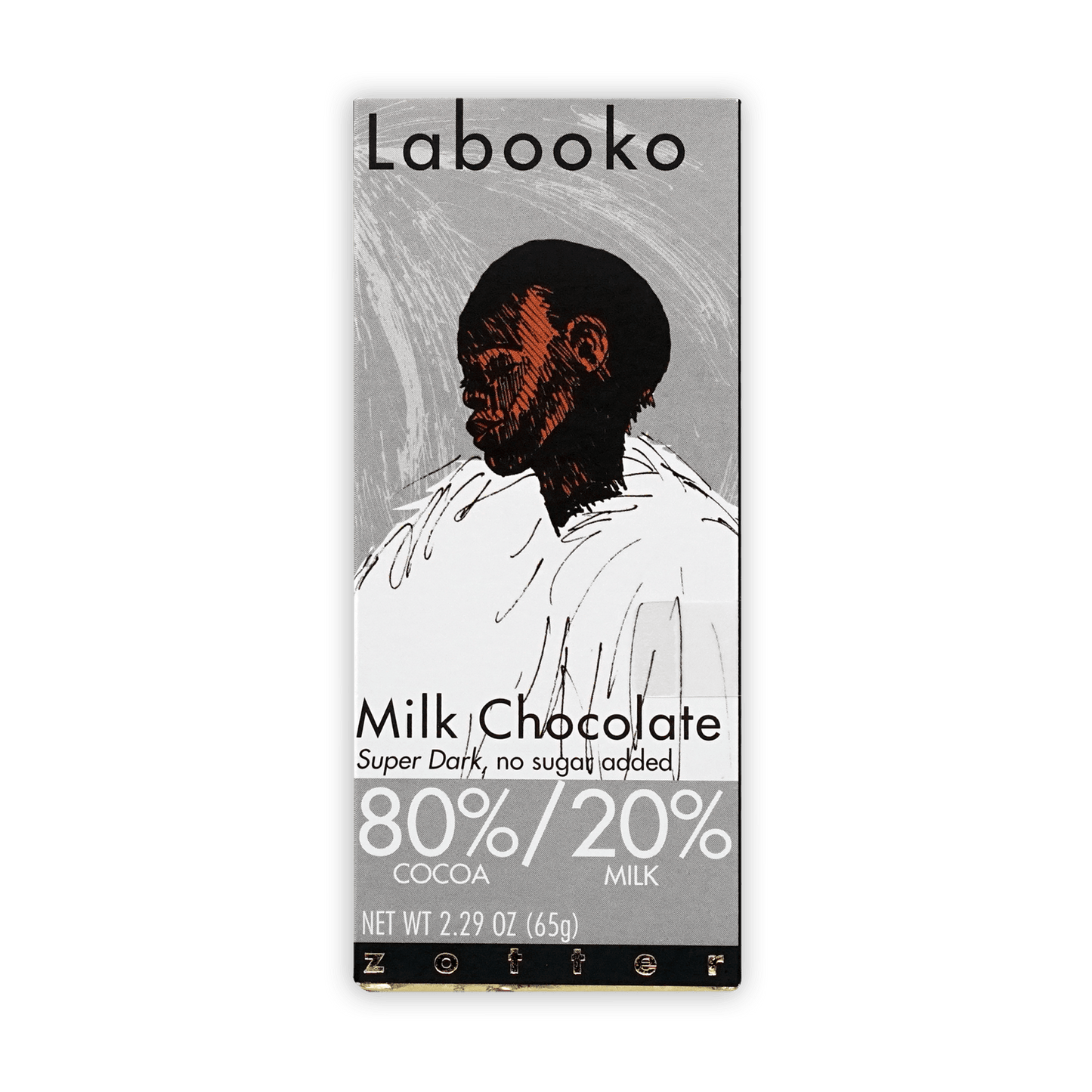 Labooko Milk Chocolate Super Dark 80% (Sugar Free)