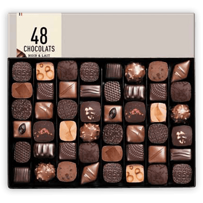 Michel Cluizel 48-Piece Chocolate Bon Bons Gift Box (Mixed)