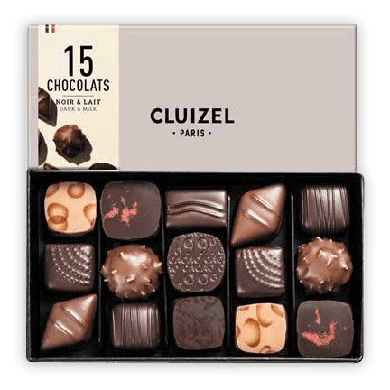 Michel Cluizel 15-Piece Chocolate Bon Bons Gift Box Mixed