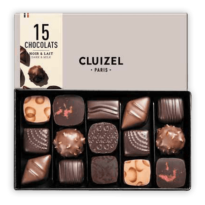 Michel Cluizel 15-Piece Chocolate Bon Bons Gift Box Mixed