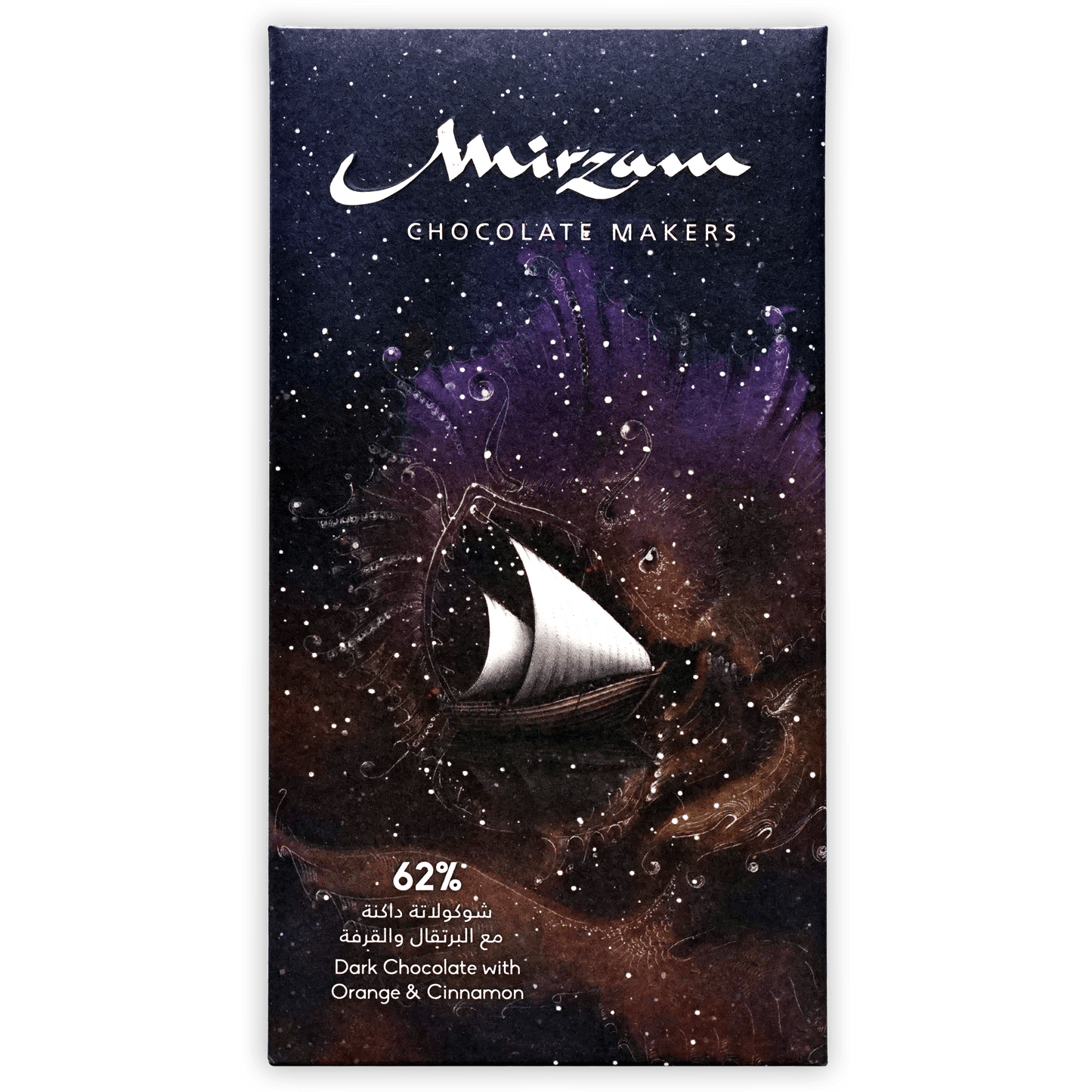 Mirzam Dark Chocolate w/ Orange & Cinnamon 62%