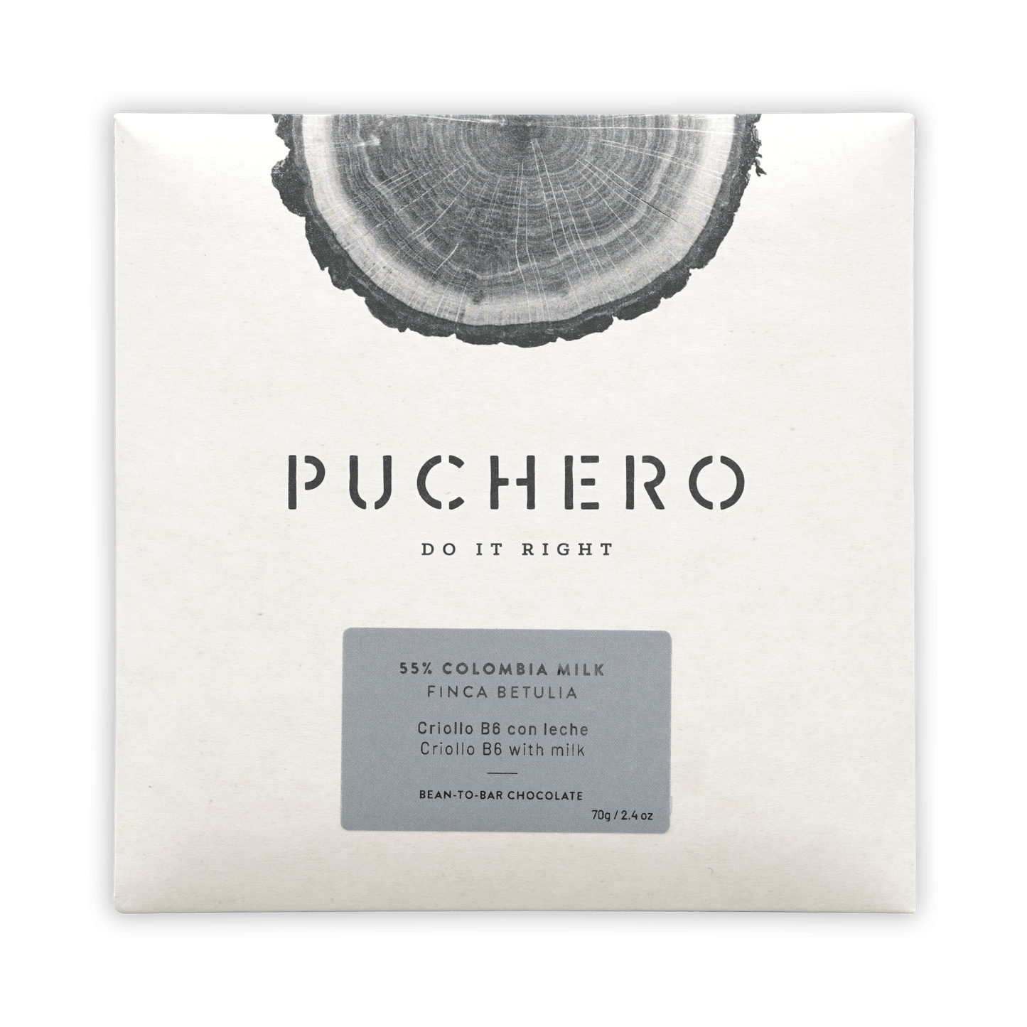 Puchero Colombia Finca Betulia Criollo Milk 55%