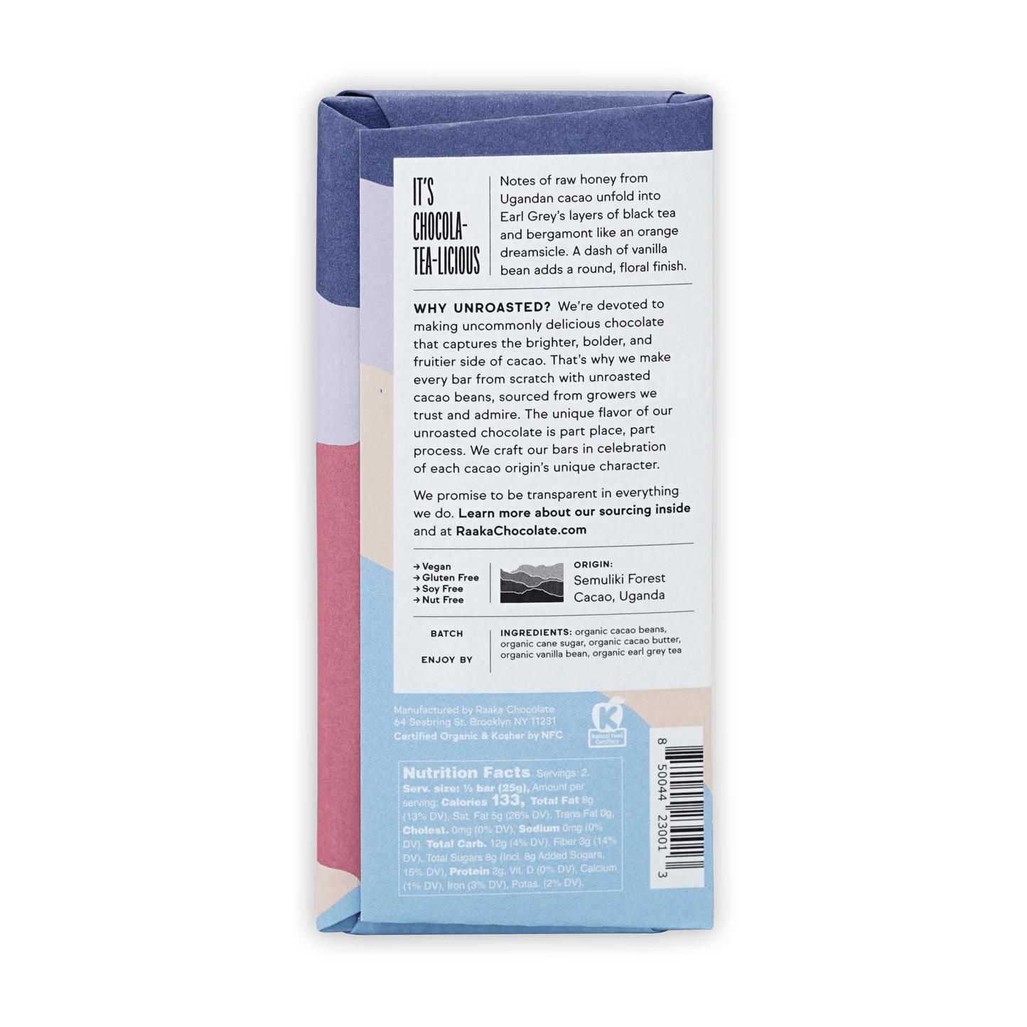 Raaka Earl Grey Chocolate 68% (Limited Edition)