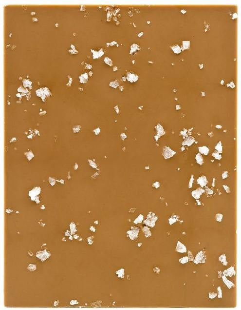 Soma Twinkle Bar: glossy milk chocolate with gold flecks and caramel salt