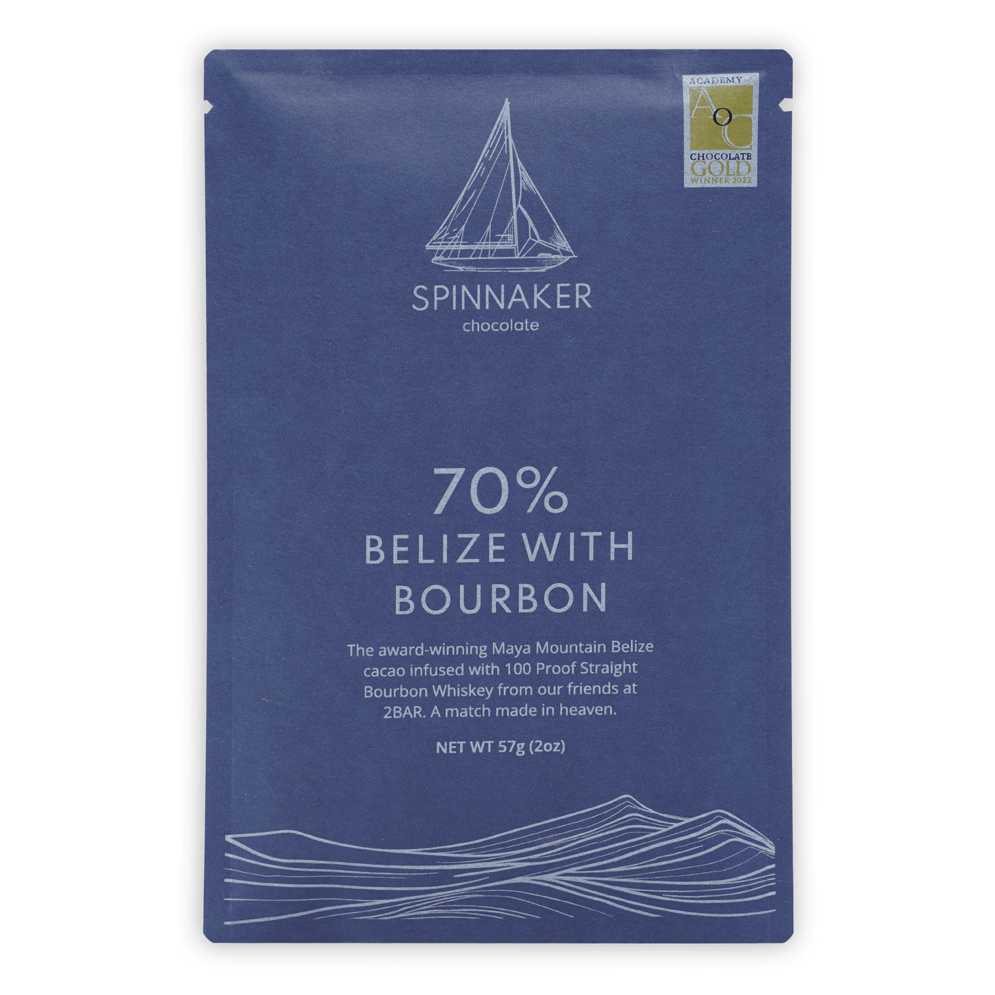 Spinnaker Chocolate Belize w/ Bourbon 70%