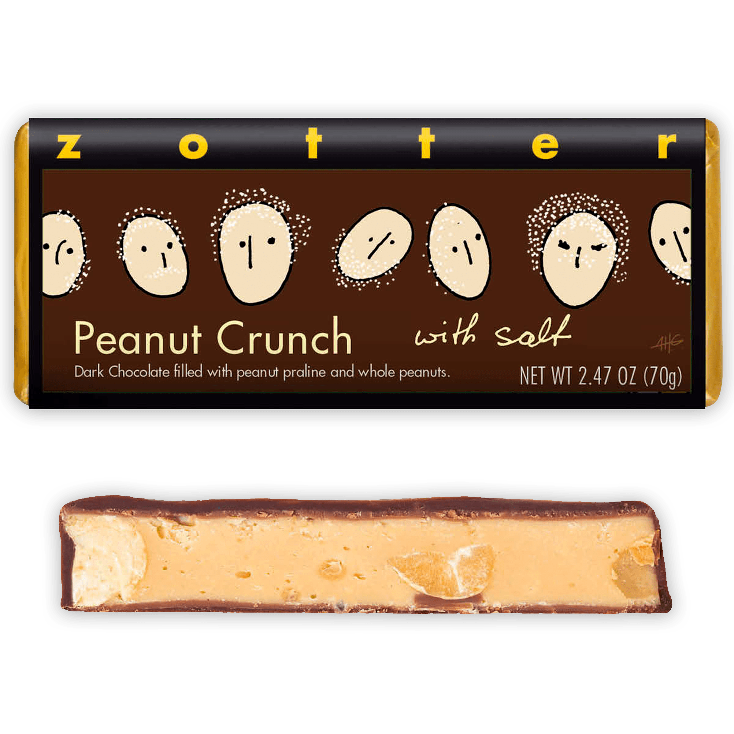 Zotter Peanut (Butter) Crunch 66% (Filled)