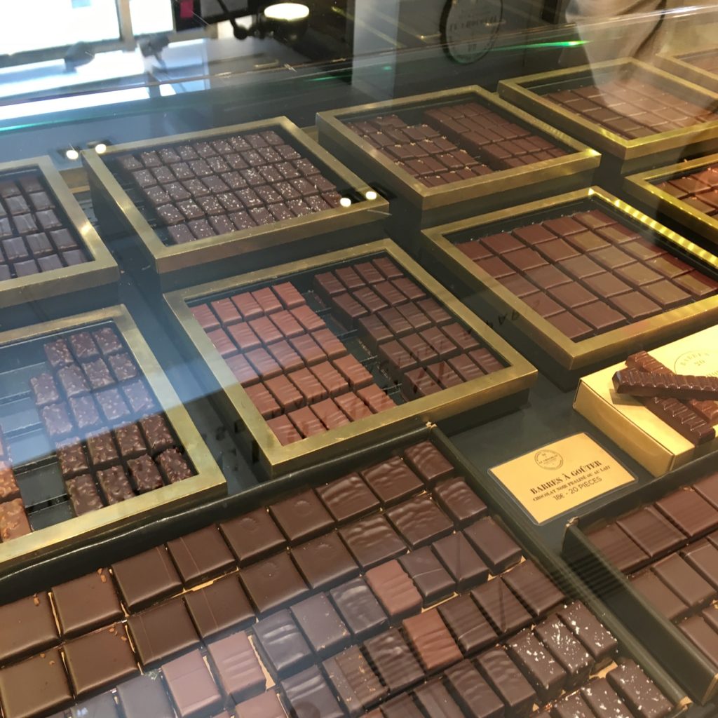 A selection of ganaches from Manufacture d'Alain Ducasse in Paris
