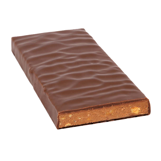Zotter Heavenly Delight Hazelnut Praline milk chocolate bar with nougat filling