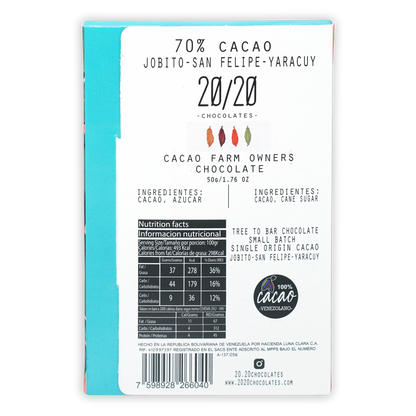 20/20 Dark Chocolate Jobito 70%