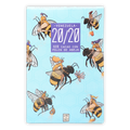 Light blue 20/20 Dark Chocolate wrapper with fairies on bees and bee pollen label